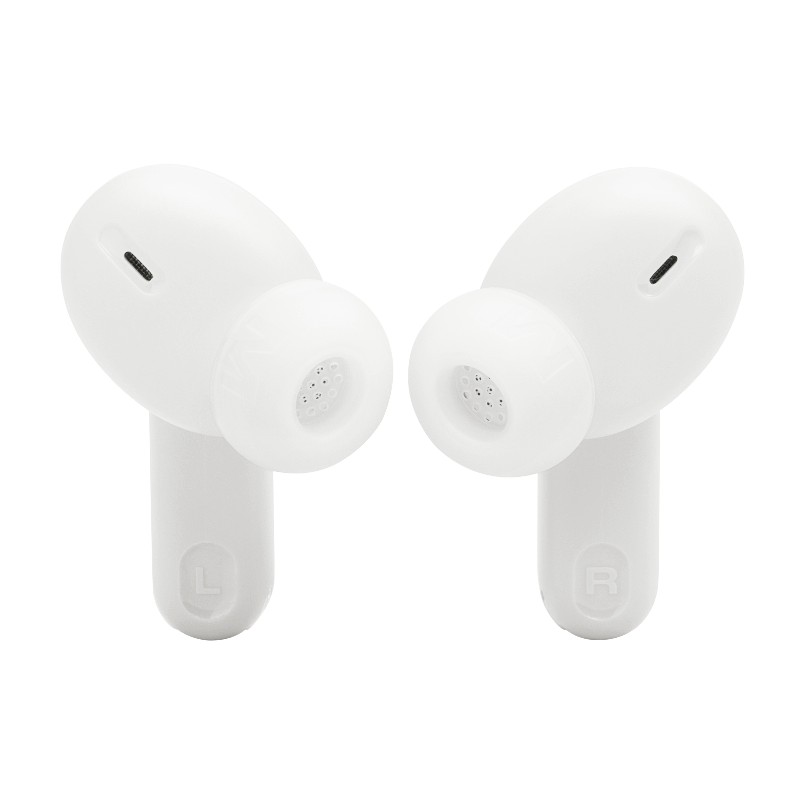 JBL Tune Beam 2 - White - True Wireless Noise Cancelling Earbuds - Back